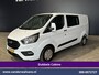 Ford Transit Custom 2.0 TDCI 130pk L2H1 Dubbele Cabine Euro6 Airco | 5-Zits | Navigatie | Apple Carplay | LED | Cruisecontrol Android Auto, Stoelverwarming, Parkeersensoren, Achterklep