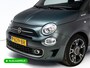 Fiat 500 1.0 Hybrid Sport Verde Portofino | 1/2 Leder/stof | Panodak | Led+ | Uconnect | Airco, Lederen MF stuurwiel, PDC achter, 16" velgen
