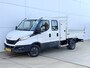 IVECO Daily 35C14 2.3 Kipper Dubbele Cabine Dubbellucht 6 Stoelen Airco Cruise Control  3,5t Trekhaak Lucht geveerde stoel