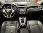 Nissan Qashqai 1.2 TEKNA PANORAMADAK NAVIGATIE LEDER CRUISE CONTROL 360 CAMERA RIJSTROOKSENSOREN DODEHOEKSENSOREN TREKHAAK SLECHTS 77130 KM NIEUWSTAAT !! NET BEURT UITGEVOERD !