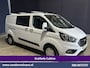 Ford Transit Custom 2.0 TDCI 131pk L2H1 Dubbele Cabine Euro6 Airco | 5-Zits | Navigatie | Cruisecontrol | LED | 2800kg Trekhaak Stoelverwarming, Parkeersensoren, Achterklep