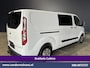 Ford Transit Custom 2.0 TDCI 131pk L2H1 Dubbele Cabine Euro6 Airco | 5-Zits | Navigatie | Cruisecontrol | LED | 2800kg Trekhaak Stoelverwarming, Parkeersensoren, Achterklep