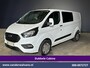 Ford Transit Custom 2.0 TDCI 131pk L2H1 Dubbele Cabine Euro6 Airco | 6-Zits | Cruisecontrol | 2550kg Trekhaak Verwarmde voorruit, Parkeersensoren