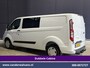 Ford Transit Custom 2.0 TDCI 131pk L2H1 Dubbele Cabine Euro6 Airco | 6-Zits | Cruisecontrol | Trekhaak Verwarmde voorruit, Parkeersensoren