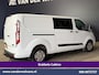 Ford Transit Custom 2.0 TDCI 131pk L2H1 Dubbele Cabine Euro6 Airco | 6-Zits | Cruisecontrol | Trekhaak Verwarmde voorruit, Parkeersensoren