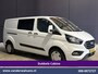 Ford Transit Custom 2.0 TDCI 131pk L2H1 Dubbele Cabine Euro6 Airco | 6-Zits | Cruisecontrol | Trekhaak Verwarmde voorruit, Parkeersensoren