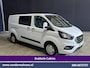 Ford Transit Custom 2.0 TDCI 131pk L2H1 Dubbele Cabine Euro6 Airco | 6-Zits | Cruisecontrol | 2550kg Trekhaak Verwarmde voorruit, Parkeersensoren