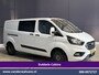 Ford Transit Custom 2.0 TDCI 131pk L2H1 Dubbele Cabine Euro6 Airco | 6-Zits | Cruisecontrol | 2550kg Trekhaak Verwarmde voorruit, Parkeersensoren