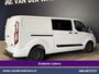 Ford Transit Custom 2.0 TDCI 131pk L2H1 Dubbele Cabine Euro6 Airco | 6-Zits | Cruisecontrol | 2550kg Trekhaak Verwarmde voorruit, Parkeersensoren