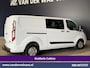 Ford Transit Custom 2.0 TDCI 131pk L2H1 Dubbele Cabine Euro6 Airco | 6-Zits | Camera | Apple Carplay | Xenon | Cruisecontrol 2540kg Trekhaak, Android Auto, Verwarmde voorruit, Parkeersensoren