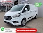 Ford Transit Custom 2.0 TDCI 130 pk Aut. L2 2x Schuifdeur/ Standkachel/ Stoelverw./ Carplay/ Airco/ Cruise/ PDC/ DAB/ Trekhaak