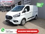 Ford Transit Custom 2.0 TDCI 130 pk Aut. 2x Schuifdeur/ Standkachel/ Stoelverw./ Airco/ Cruise/ Inrichting/ PDC/ DAB/ Dakdragers
