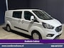 Ford Transit Custom 2.0 TDCI 131pk Automaat L2H1 Dubbele Cabine Euro6 Airco | 6-Zits | Camera | Navigatie | LED Apple Carplay, Android Auto, Adaptieve Cruisecontrol, Trekhaak, Verwarmde voorruit, Stoelverwarming, Parkeersensoren, Achterklep
