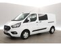 Ford Transit Custom 2.0 TDCI L2H1 | DC | 6 Zits | 2800kg Trekgew. | Airco | Cruise | 2xSchuifdeur | Parkeersens. | Trekhaak