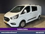 Ford Transit Custom 2.0 TDCI 170pk L2H1 Dubbele Cabine Euro6 Airco | 6-Zits | Camera | Navigatie | LED | Apple Carplay Android Auto, Cruisecontrol, Stoelverwarming, Verwarmde voorruit, Parkeersensoren, 2800kg trekvermogen, Dakdragers