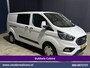 Ford Transit Custom 2.0 TDCI 131pk Automaat L2H1 Dubbele Cabine Euro6 Airco | 6-Zits | Camera | Navigatie | Apple Carplay Android Auto, Xenon, Cruisecontrol, Stoelverwarming, Verwarmde voorruit, Parkeersensoren, Achterklep