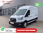 Ford Transit 350 2.0 TDCI 185 pk Aut. L3H3 Riem V.V/ 2xSchuifdeur/ Bi-Xenon/ Elek.Stoel/ Carplay/ Stoelverw./ Camera/ Cruise/ PDC/ Navi