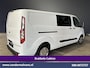 Ford Transit Custom 2.0 TDCI 130pk L2H1 Dubbele Cabine Euro6 Airco | 6-Zits | Camera | Navigatie | Apple Carplay | Cruisecontrol LED, Android Auto, Stoelverwarming, Verwarmde voorruit, Parkeersensoren, Achterklep