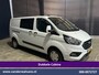 Ford Transit Custom 2.0 TDCI 130pk L2H1 Dubbele Cabine Euro6 Airco | 6-Zits | Camera | Apple Carplay Android Auto, Cruisecontrol, Stoelverwarming, Parkeersensoren, Achterklep