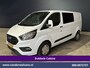Ford Transit Custom 2.0 TDCI 130pk L2H1 Dubbele Cabine Euro6 Airco | 6-Zits | Camera | Apple Carplay Android Auto, Cruisecontrol, Stoelverwarming, Parkeersensoren, Achterklep