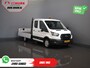 Ford Transit 2.0 TDCI 130 pk DC Dubbel Cabine Open Laadbak/ 7 Pers./ 3.0t Trekverm./ Carplay/ Cruise/ Climate/ Pick Up