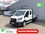 Ford Transit 2.0 TDCI 130 pk DC Dubbel Cabine Open Laadbak/ 7 Pers./ 3.0t Trekverm./ Carplay/ Cruise/ Climate/ Pick Up