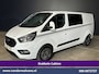 Ford Transit Custom 2.0 TDCI 130pk L2H1 Dubbele Cabine Euro6 Airco | 6-Zits | Camera | Apple Carplay | Xenon | Cruisecontrol Android Auto, 2800kg Trekhaak, Parkeersensoren, Verwarmde voorruit, Stoelverwarming, Achterklep