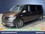 Volkswagen Transporter 2.0 TDI 204pk Automaat L2H1 Dubbele cabine Euro6 Airco | 2x Zijdeur | Leder | Navigatie | Camera | LED | Trekhaak | LM Velgen | Apple Carplay Cruisecontrol, Android Auto, Stoelverwarming, Verwarmde Voorruit, Parkeersensoren, panoramadak, 5-zits