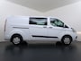 Ford Transit Custom 300 2.0TDCI 130PK Dubbele Cabine L2H1 Trekhaak Navi Camera Airco Cruise Control Pdc Trend DC Schuifdeur Betonplex Vloer Wandbetimmering Bott Inbouwkast Lane Assist 2.800KG Trekgewicht 1e Eigenaar
