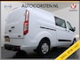 Ford Transit Custom 300 2.0TDCI 130PK Dubbele Cabine L2H1 Trekhaak Navi Camera Airco Cruise Control Pdc Trend DC Schuifdeur Betonplex Vloer Wandbetimmering Bott Inbouwkast Lane Assist 2.800KG Trekgewicht 1e Eigenaar