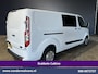Ford Transit Custom 2.0 TDCI 170pk L2H1 Dubbele Cabine Euro6 ** Rijklaar direct rijden ** Airco | 6-Zits | Camera | Navigatie | LED | Apple Carplay Android Auto, Cruisecontrol, Stoelverwarming, Verwarmde voorruit, Parkeersensoren, 2800kg trekvermogen, Dakdragers