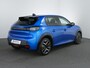 Peugeot e-208 GT | 8 jaar fabrieksgarantie of 160.000 kilometer op het accupakket | Adaptieve cruise control met Stop&Go functie | Armsteunen op de voorportieren bekleed met kunstleder met groen sierstiksel (GT-Line)