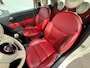 Fiat 500 0.9 TwinAir Lounge Panoramadak | Leer | Clima | Parelmoer wit | Parkeersensoren !!