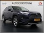 Toyota RAV4 2.5I Hybride Leer+Verwarming+Memory Adap.Cruise Navi Camera Ecc Apple Carplay Android Auto Miracast™ Elek.Achterklep Active Stuur+Voorruit+Achterbankverwarming Keyless Lane Assist Privacy Glas Lmv Elek.Stoel Bluetooth Led