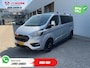 Ford Transit Custom 2.0 TDCI 130 pk Aut. DC Dubbel Cabine 2xSchuifdeur/ NL Auto/ Carplay/ Leder/ Stoelverw./ Navi/ Cruise/ Camera/ Airco/ Dakdragers/ 16”LMV/ PDC/ Sidesteps