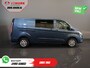 Ford Transit Custom 2.0 TDCI 170 pk Aut. L2 DC Dubbel Cabine 2xSchuifdeur/ Carplay/ Stoelverw./ Navi/ Airco/ Camera/ Cruise/ 16”LMV/ PDC/ Trekhaak