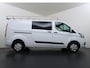 Ford Transit Custom 300 2.0TDCI L2H1 Dubbele Cabine 6-Persoons Trekhaak Navi Camera Cruise Control Imperiaal Airco Stoelverwarming Pdc DC DAB Bluetooth Betonplex Vloer Wandbetimmering 2.750KG Trekgewicht Origineel Nederlandse Auto