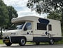Fiat 230 CAMPER|draaistoelen|4p|trekhaak|fietsendrager met|luifel|twee bedden|zonnepanelen|keukenblok|toilet