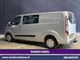 Ford Transit Custom 2.0 TDCI 131pk L2H1 Dubbele Cabine Euro6 Airco | 5-Zits | Camera | Apple Carplay | LED | 2800kg Trekhaak Android Auto, Cruisecontrol, Parkeersensoren, Stoelverwarming, Verwarmde voorruit, Dakdragers