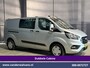 Ford Transit Custom 2.0 TDCI 131pk L2H1 Dubbele Cabine Euro6 Airco | 5-Zits | Camera | Apple Carplay | LED | 2800kg Trekhaak Android Auto, Cruisecontrol, Parkeersensoren, Stoelverwarming, Verwarmde voorruit, Dakdragers