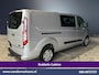 Ford Transit Custom 2.0 TDCI 131pk L2H1 Dubbele Cabine Euro6 Airco | 5-Zits | Camera | Apple Carplay | LED | 2800kg Trekhaak Android Auto, Cruisecontrol, Parkeersensoren, Stoelverwarming, Verwarmde voorruit, Dakdragers