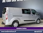 Ford Transit Custom 2.0 TDCI 131pk L2H1 Dubbele Cabine Euro6 Airco | 5-Zits | Camera | Apple Carplay | LED | 2800kg Trekhaak Android Auto, Cruisecontrol, Parkeersensoren, Stoelverwarming, Verwarmde voorruit, Dakdragers