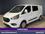 Ford Transit Custom 2.0 TDCI 170pk L2H1 Dubbele Cabine Euro6 Airco | 5-zits | Camera | Xenon | Navigatie | Cruisecontrol Android Auto, Apple Carplay, Parkeersensoren, Stoelverwarming, Verwarmde Voorruit, 2800kg trekvermogen