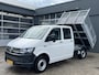 Volkswagen Transporter 2.0 TDI L2H1 DC Kipper Airco trekhaak 2200kg Trekgewicht 1e eigenaar Dealer onderhouden Telefoonverbinding Kieper P-up Open laadbak Hoge schotten 6-Persoons Euro 6 Bpm vrij!!