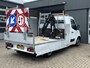 Renault Master T35 2.3 dCi L2 Energy Hiab Laadkraan T-CLX 013 Trekhaak 2500 kg Airco 2-Persoons Open laadbak Pick-up Euro 6 Verkeersbord Actiebord Pijlenbord Bakwagen P-up 1e eigenaar ex gemeente Hydraulische kraan