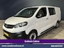 Opel Vivaro 2.0 CDTI 123pk L3H1 Dubbele Cabine Euro6 Airco | 6-Zits | Camera | Cruisecontrol 2500kg Trekhaak, Parkeersensoren