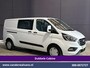 Ford Transit Custom 2.0 TDCI 131pk Automaat L2H1 Dubbele Cabine Euro6 Airco | Xenon | 6-Zits | Camera | Apple Carplay | Adaptieve Cruisecontrol LED, Android Auto, Trekhaak, Stoelverwarming, Verwarmde voorruit, Parkeersensoren, Achterklep