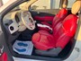 Fiat 500 1.2 Lounge Airco, Panodak, Rood leer