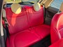 Fiat 500 1.2 Lounge Airco, Panodak, Rood leer