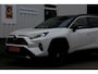 Toyota RAV4 2.5 Hybrid Bi-Tone*Fabrieksgarantie t/m01-2030*Perfect Toyota onderh.*Parelmoer Wit/Trekhaak/Half Leder/Stoelverw./Stuurverw./Elek. Klep/Keyless Entry+Go/Camera/Parkeersens./18 inch LM*